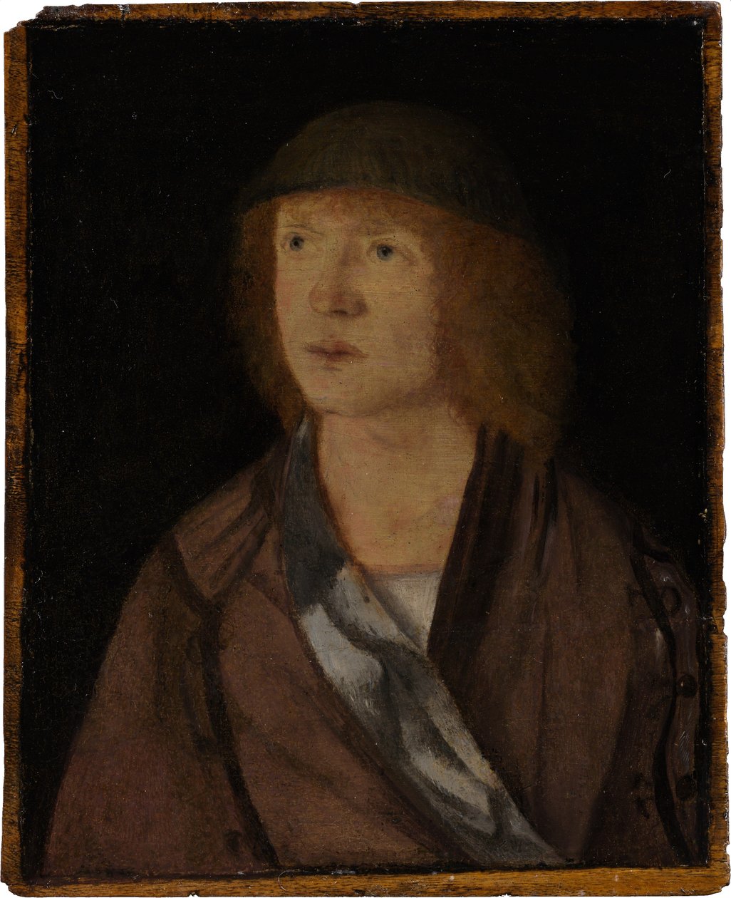 Portret van een jonge man door Hans von Kulmbach