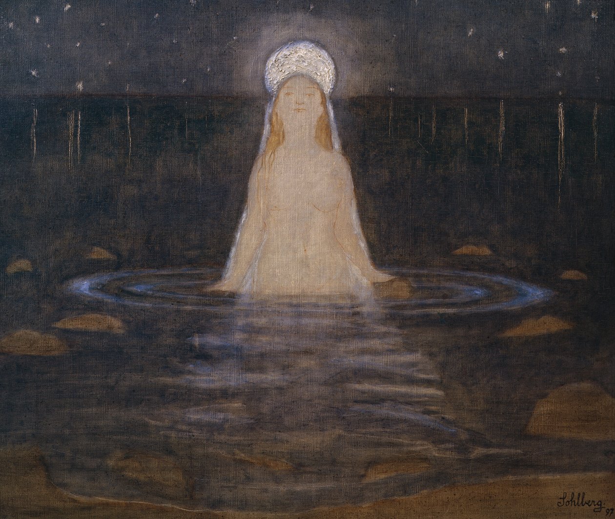 De zeemeermin door Harald Oscar Sohlberg