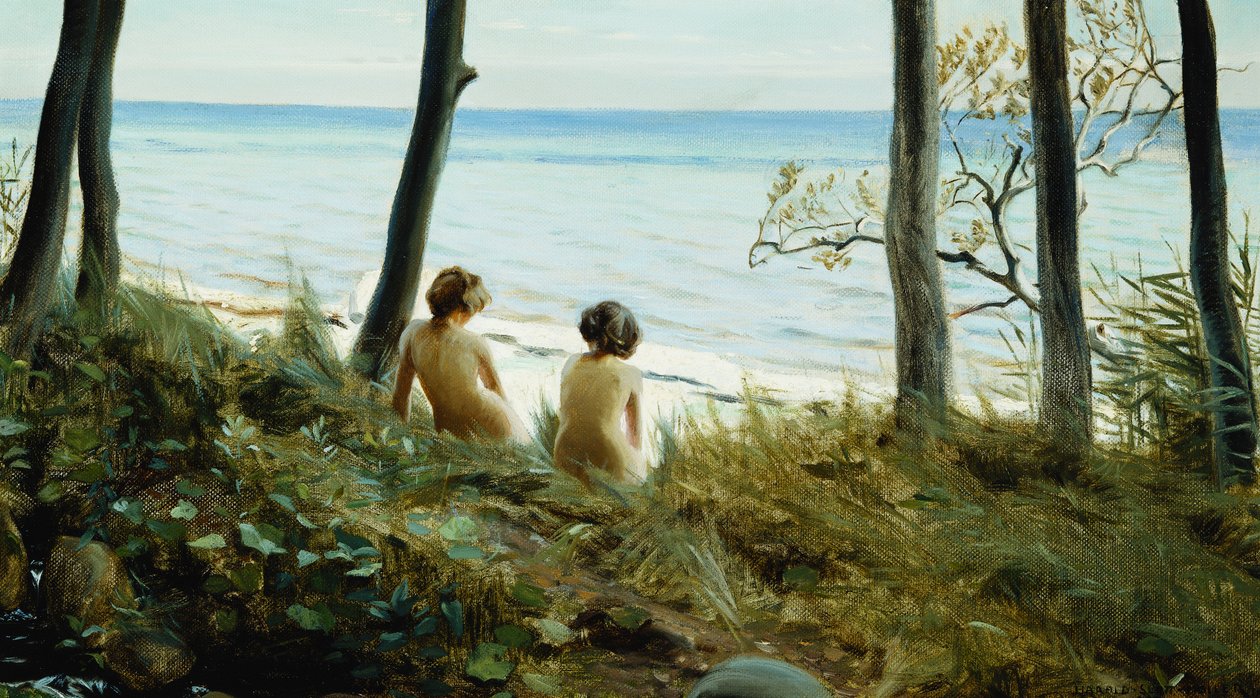 Op het Strand door Harald Slott Moller