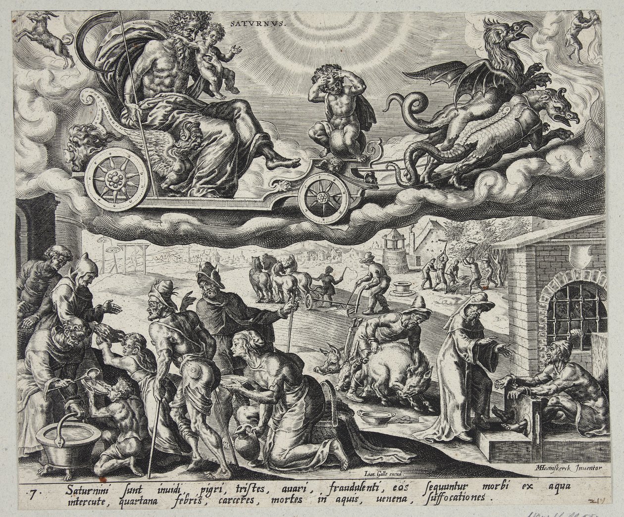 Saturnus door Harmen Jansz. Muller