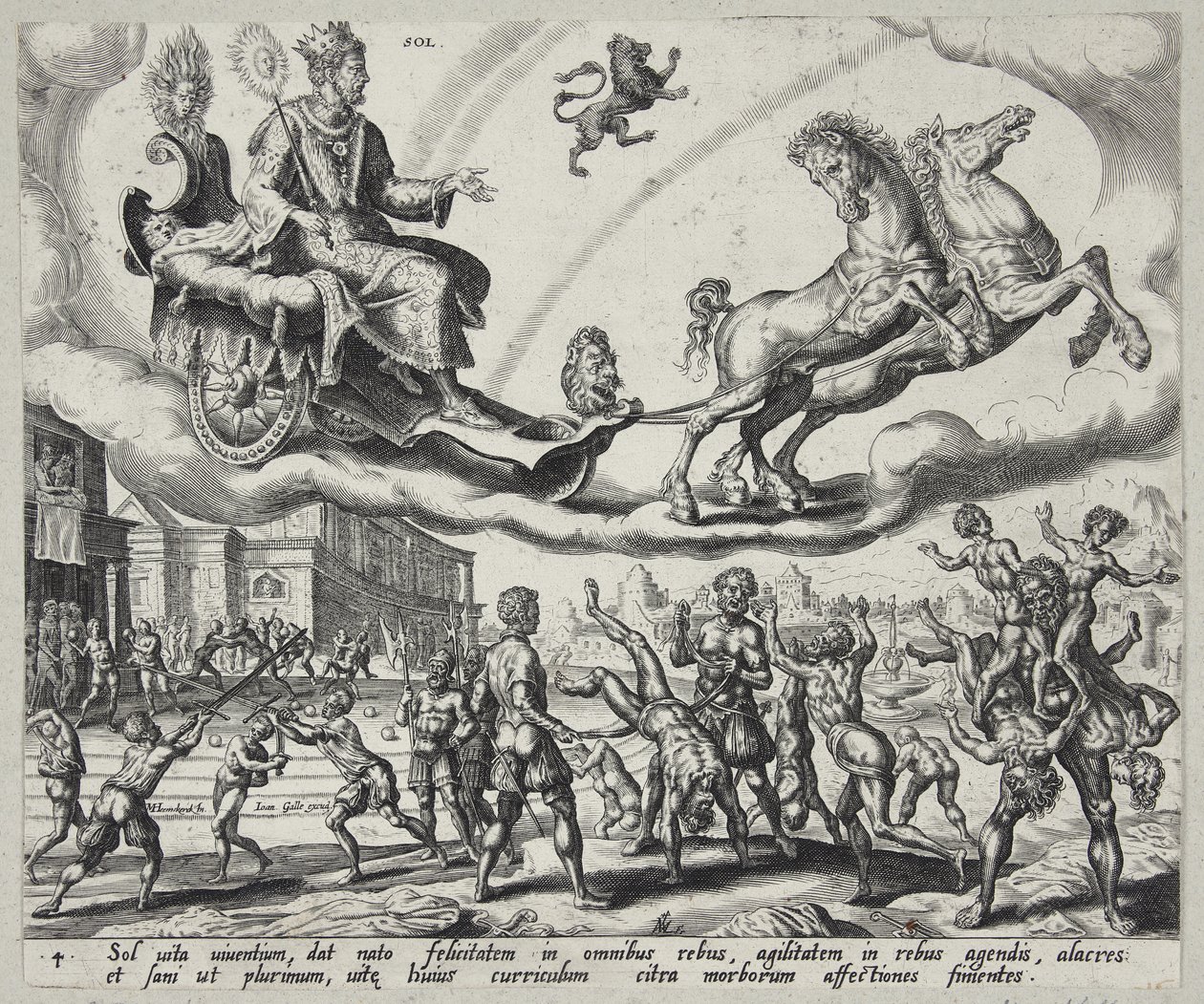 Sol, de zon door Harmen Jansz. Muller