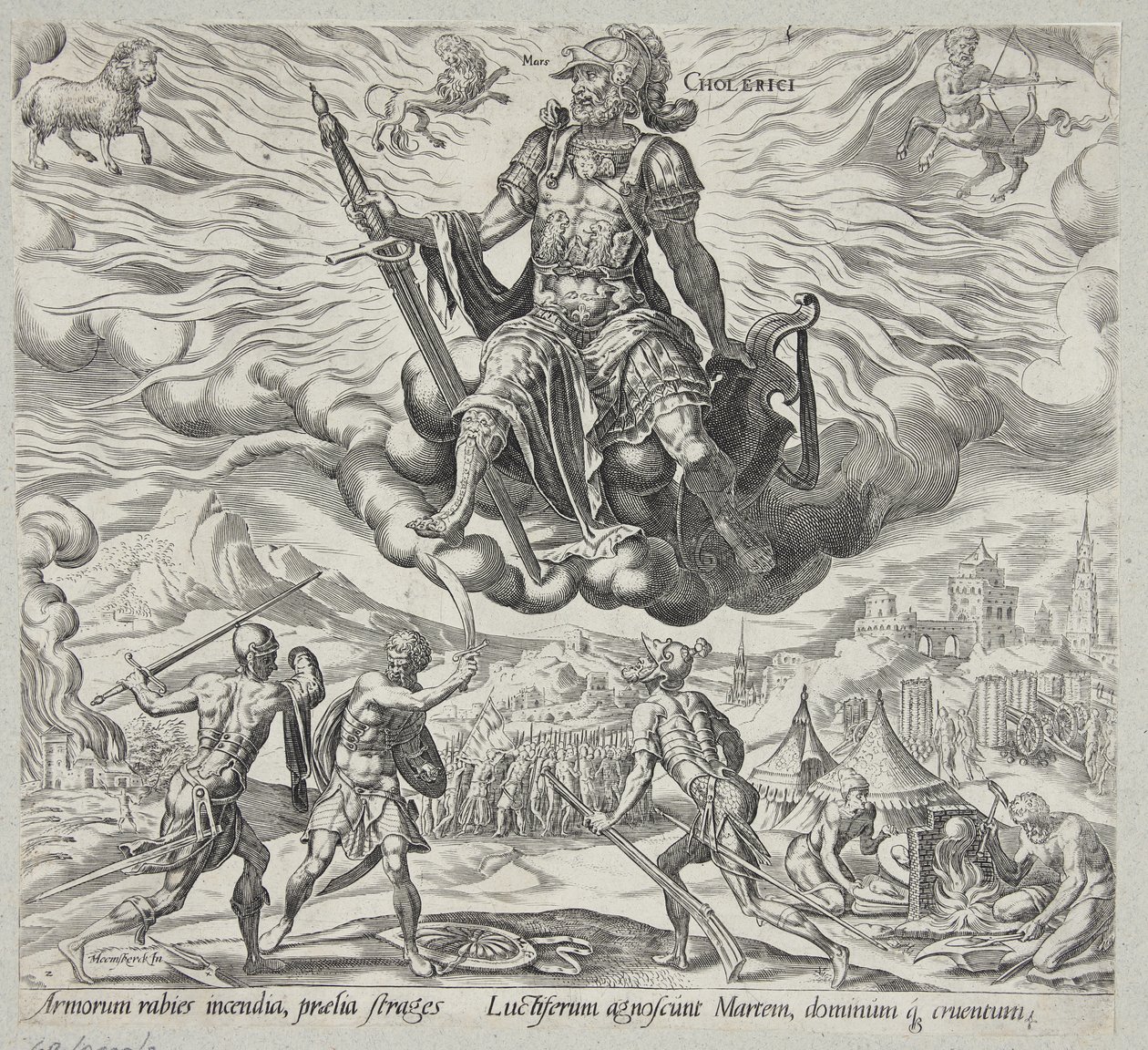 Het cholerische temperament door Harmen Jansz. Muller