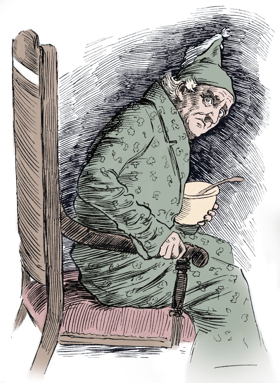 Een Kerstlied door Charles Dickens door Harold Copping