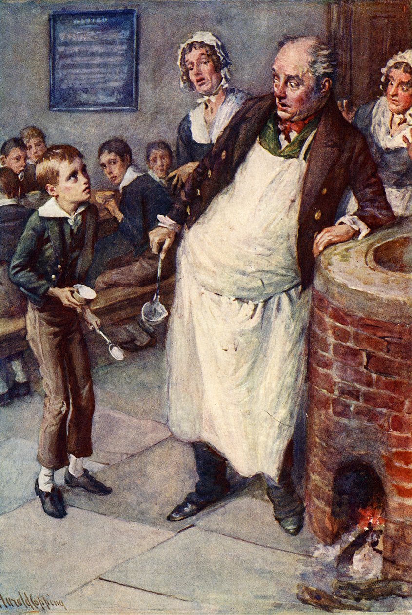 Charles Dickens - Oliver Twist door Harold Copping