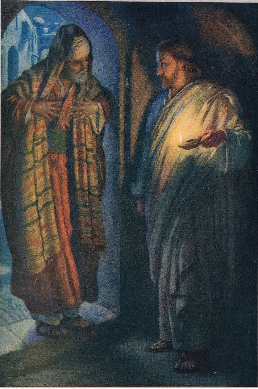Nicodemus door Harold Copping