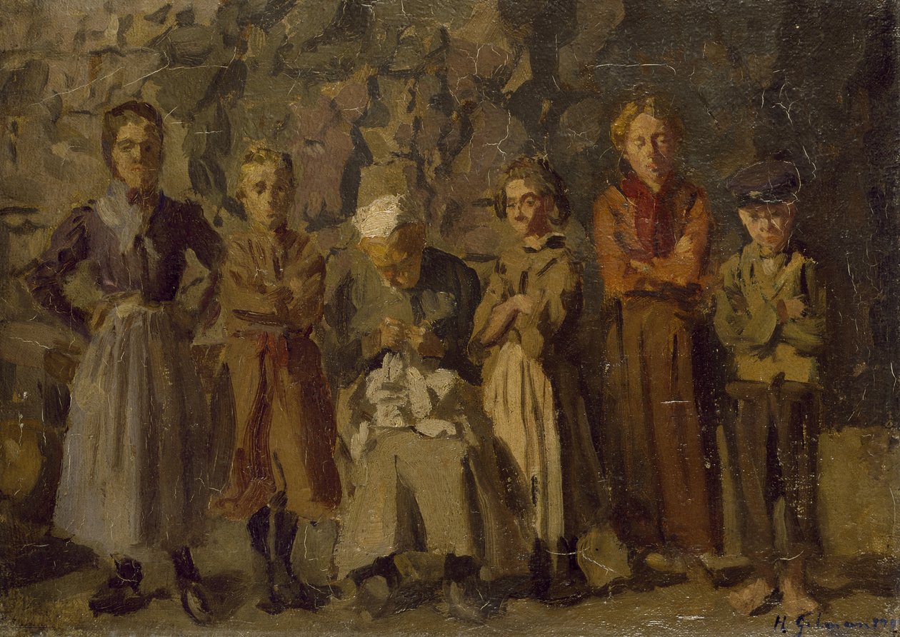 Grotbewoners, Dieppe door Harold Gilman