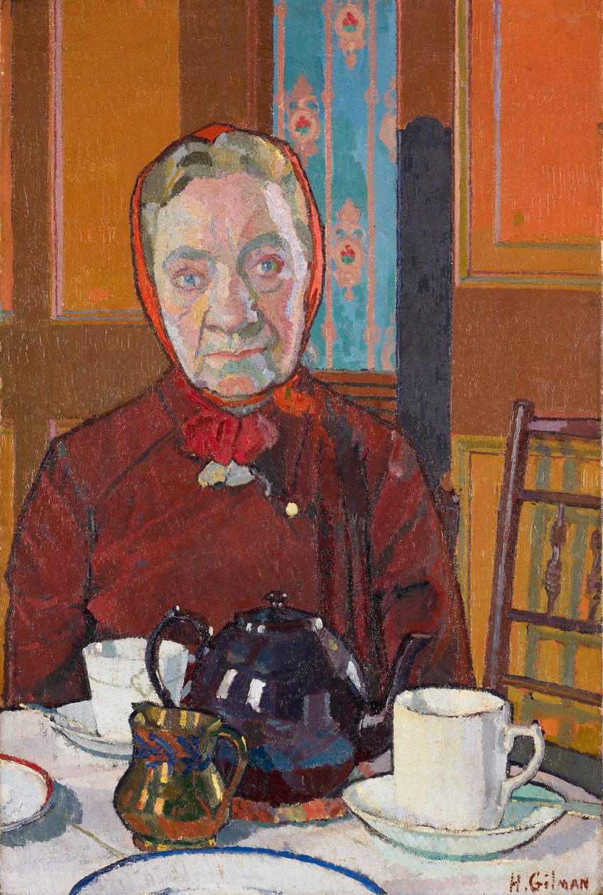 Mevrouw Mounter door Harold Gilman