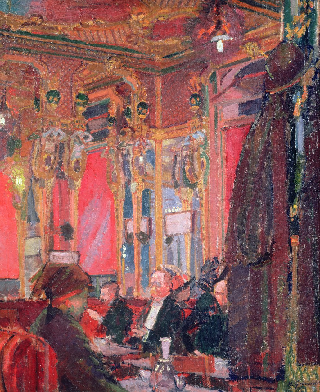 Het Café Royal, 1912 door Harold Gilman