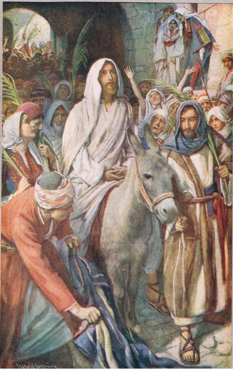 Hosanna aan de zoon door Harold Copping
