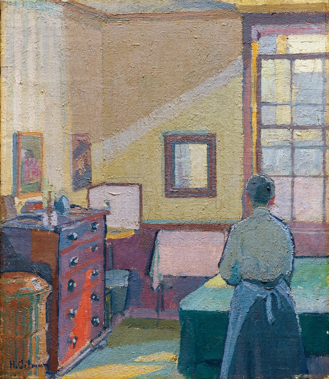 Interieur door Harold Gilman