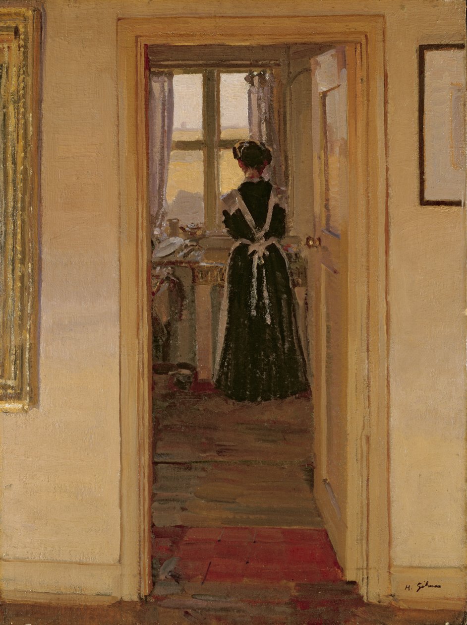 De Keuken door Harold Gilman
