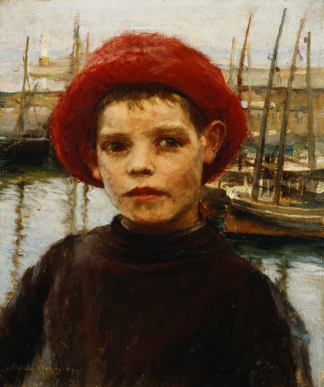 Visserjongen door Harold Harvey
