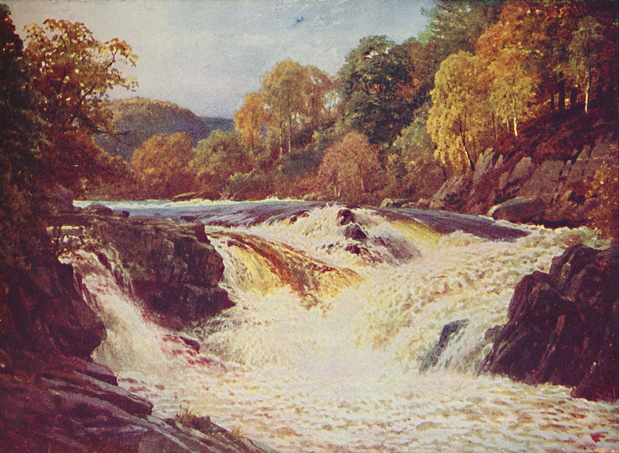 Een bergstroom, 1910 door Harold Sutton Palmer