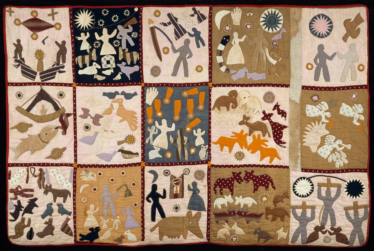 Beeldend quilt door Harriet Powers