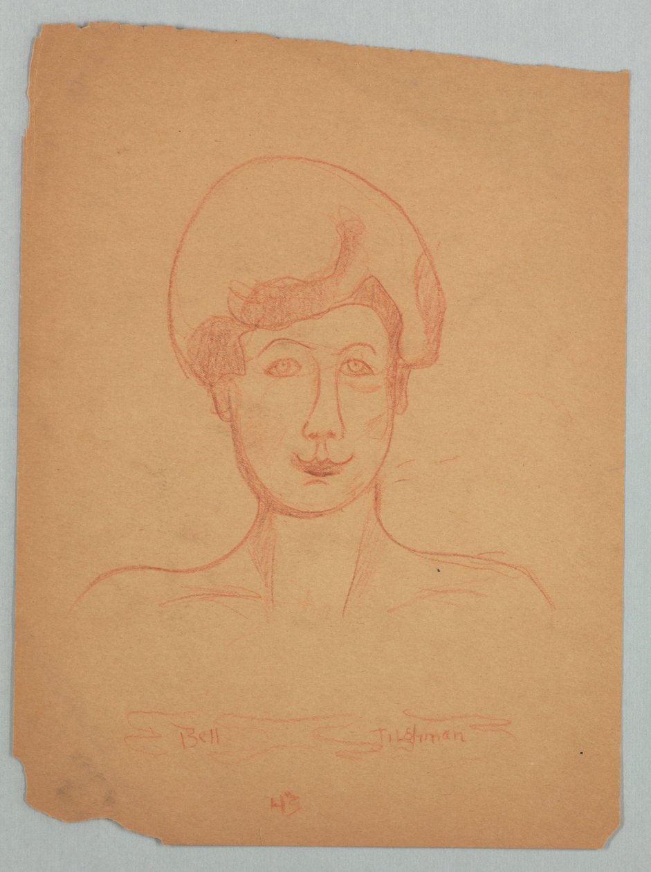 Studie voor portret, Bell Tilghman door Harriet Blackstone