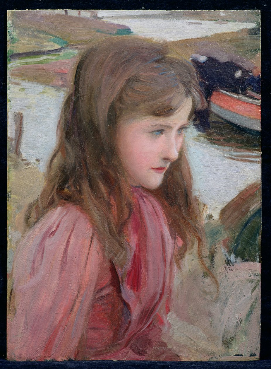 Studie van een Jong Meisje, 1898 door Harrington Mann