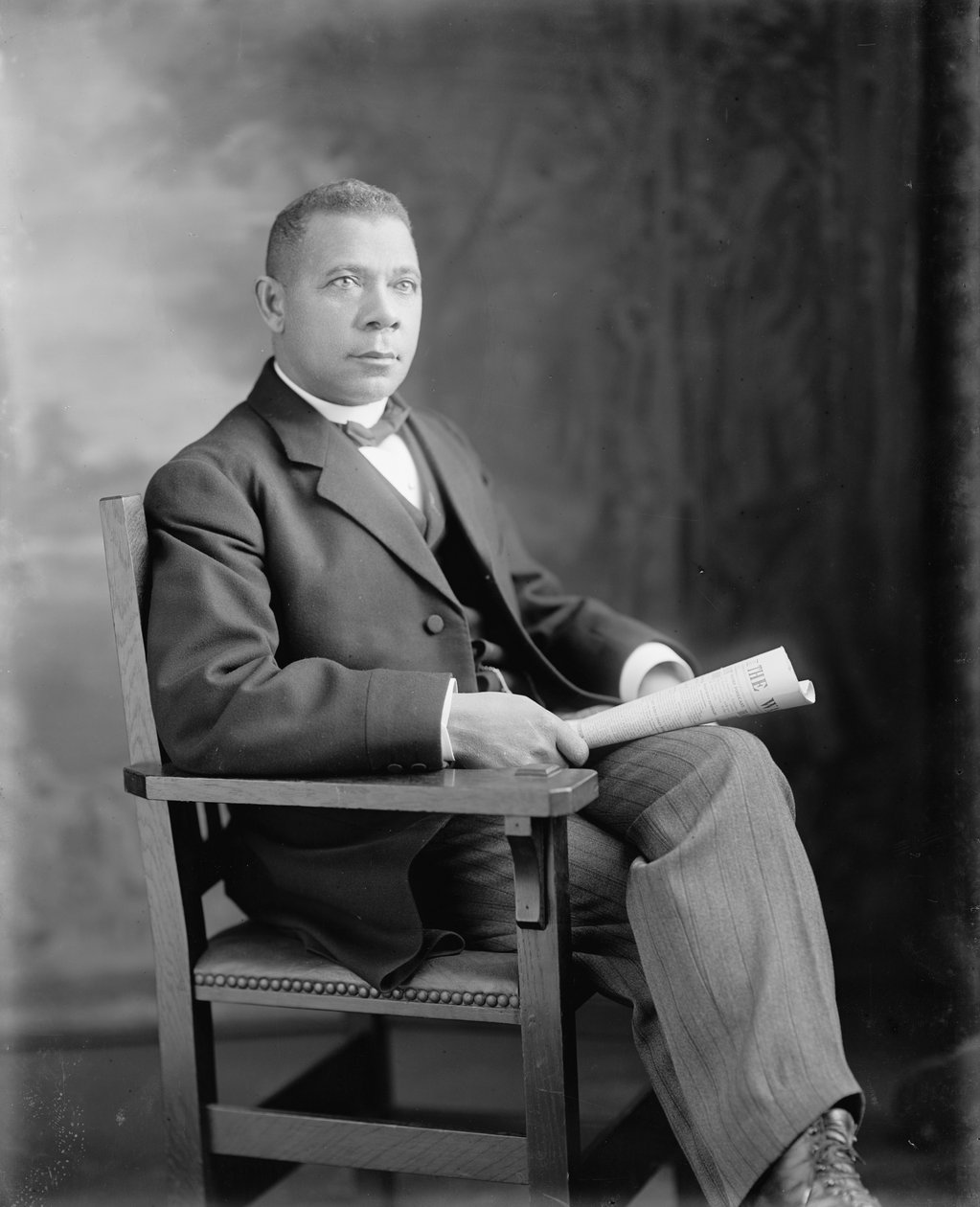 Booker T. Washington door Harris & Ewing