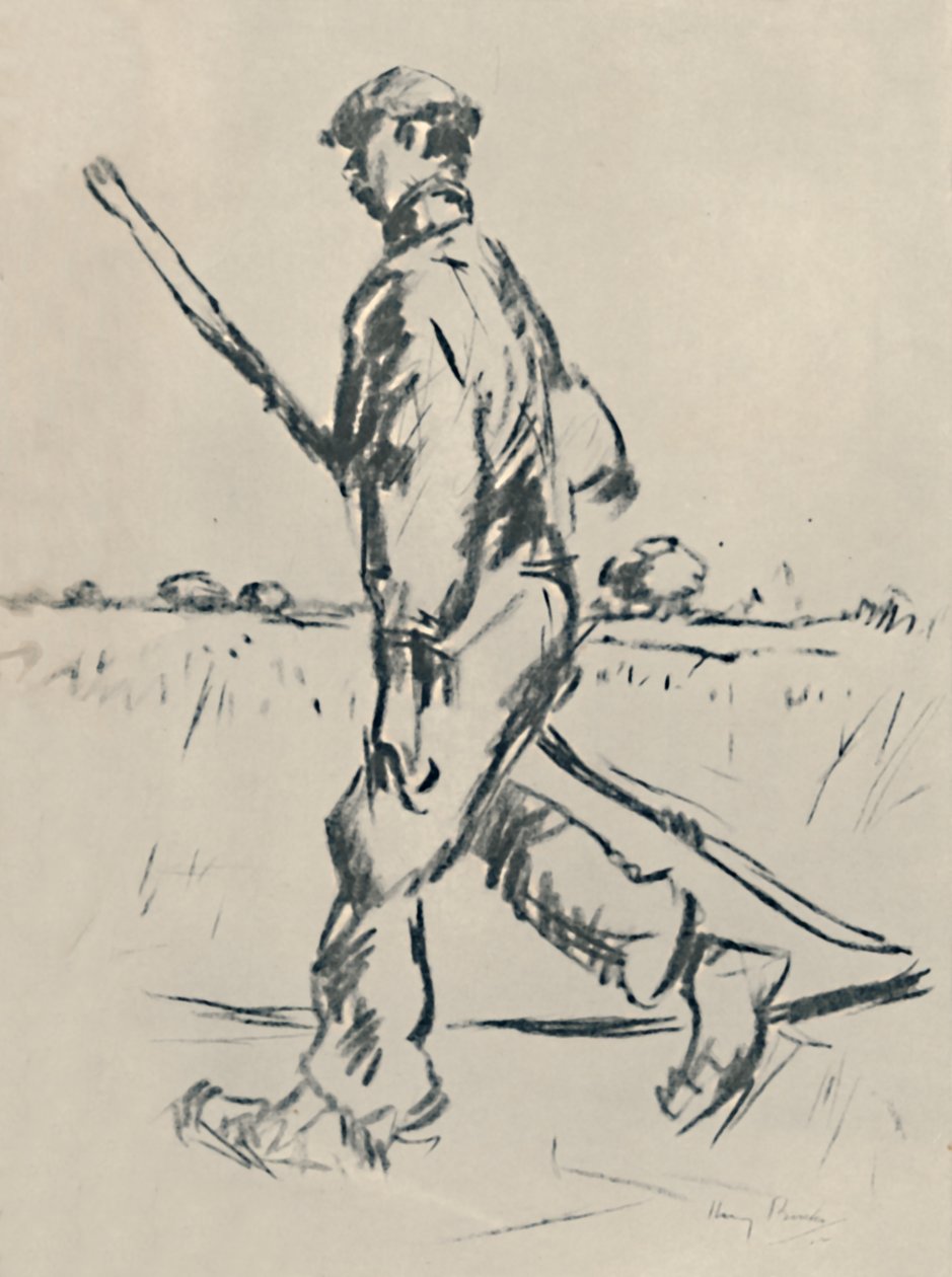 De maaier, 1919 door Harry Becker