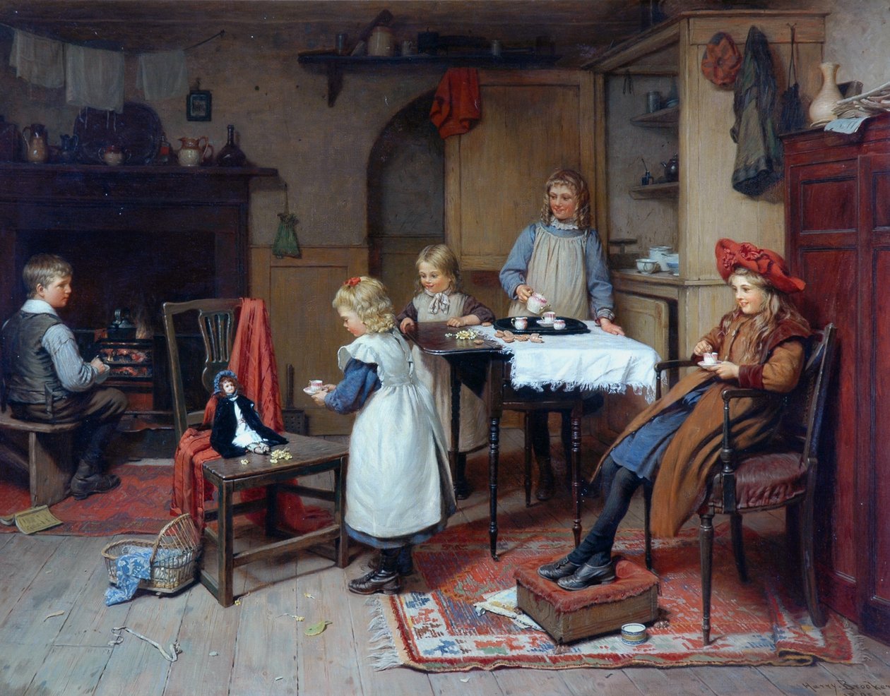 Middagthee door Harry Brooker