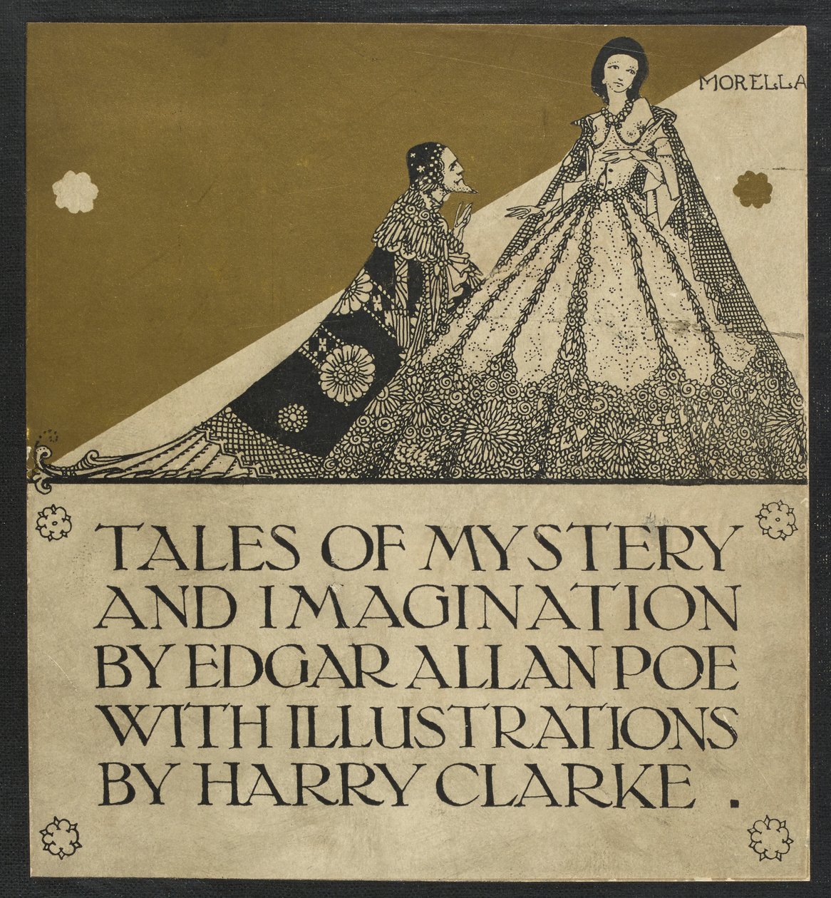 Geïllustreerde voorkant. door Harry Clarke
