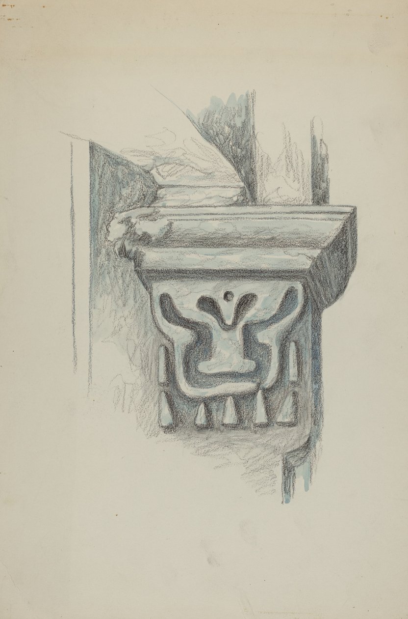 Architectonisch detail door Harry Mann Waddell