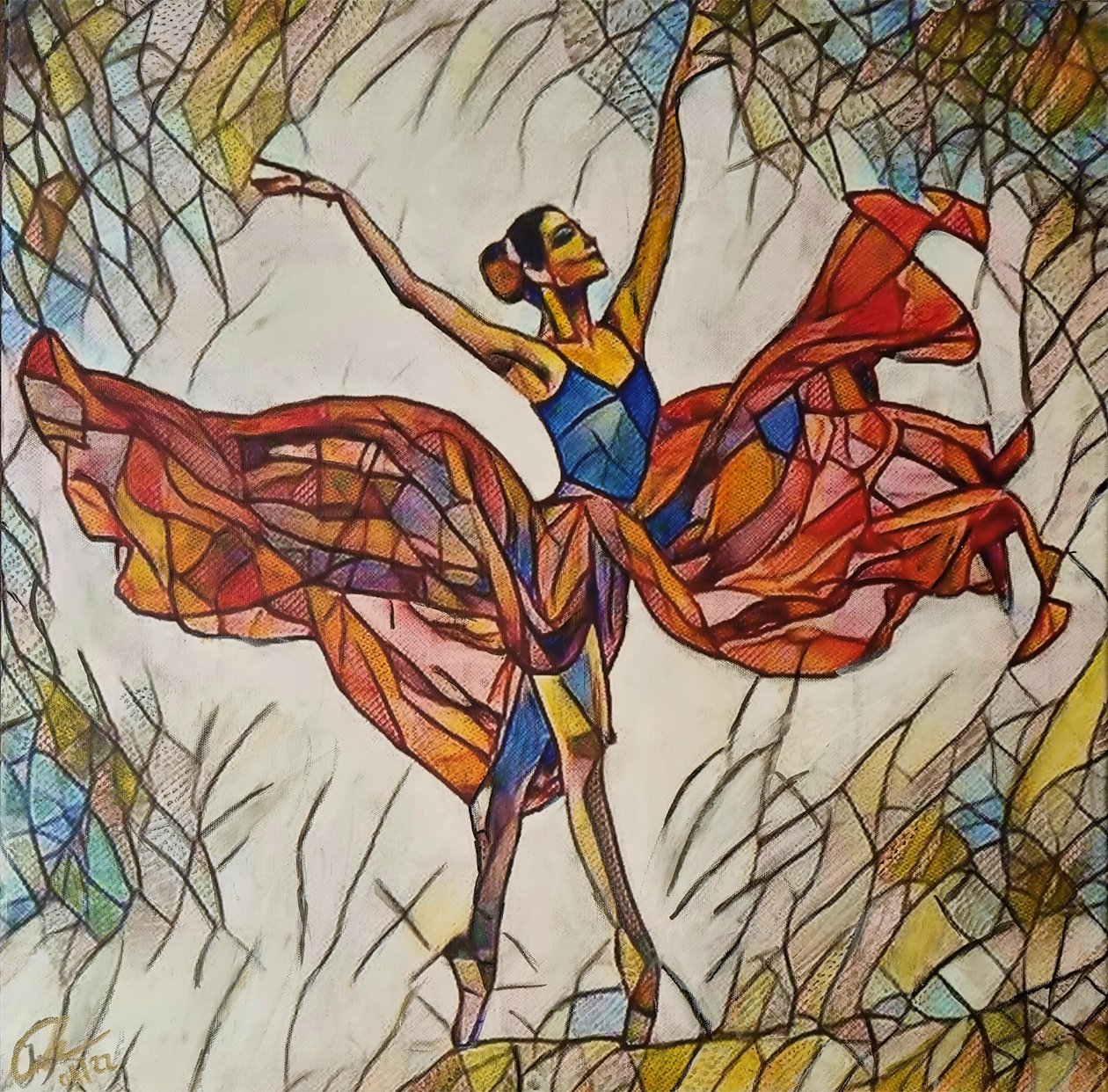 Ballerina door HaskellArt