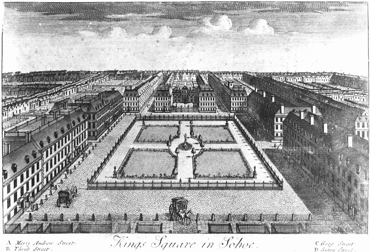Kings Square Soho, 1720-30 door Haynes King