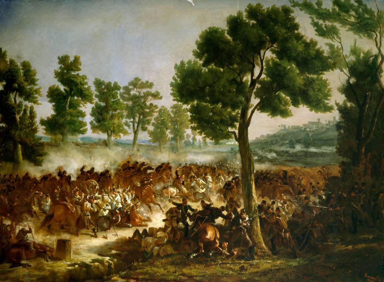 Slag bij Montebello, 20 mei door Hector Giacomelli