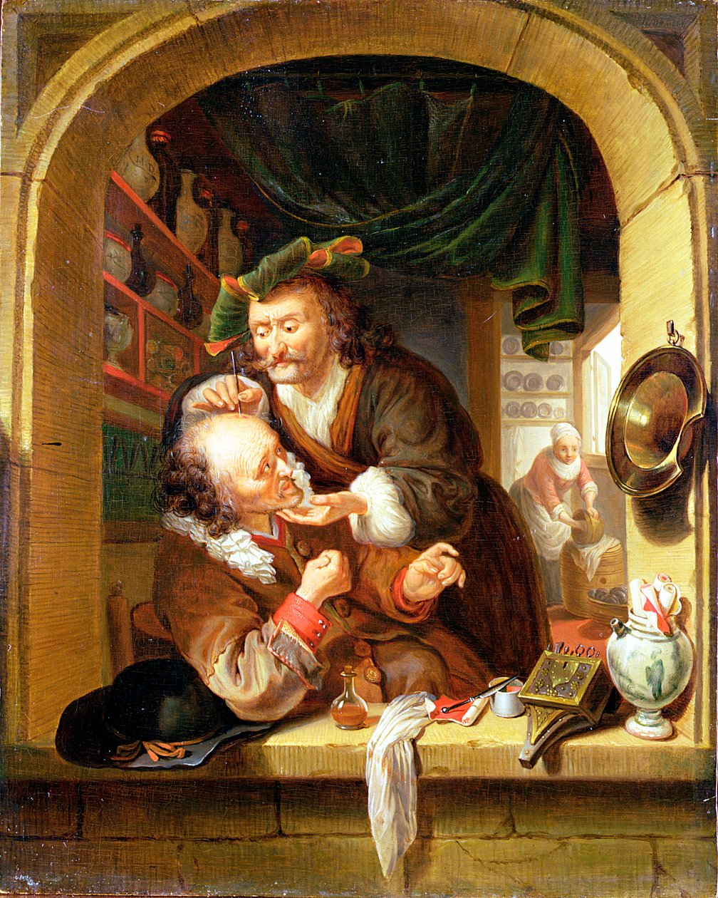 De barbier-chirurg door Heiman Dullaert