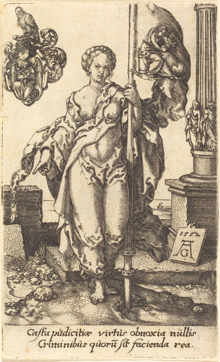Kuisheid door Heinrich Aldegrever