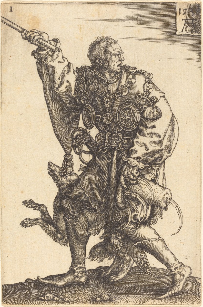 Grote Bruiloftsdansers door Heinrich Aldegrever