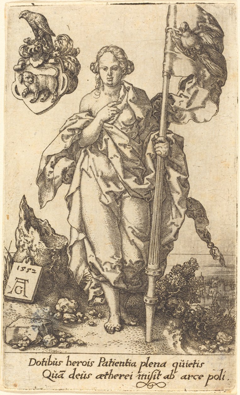 Geduld door Heinrich Aldegrever
