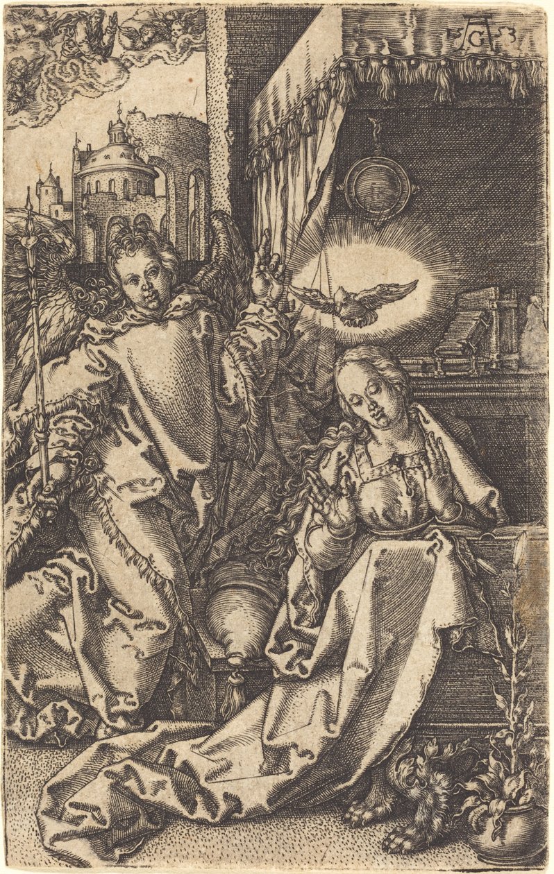 De Aankondiging door Heinrich Aldegrever