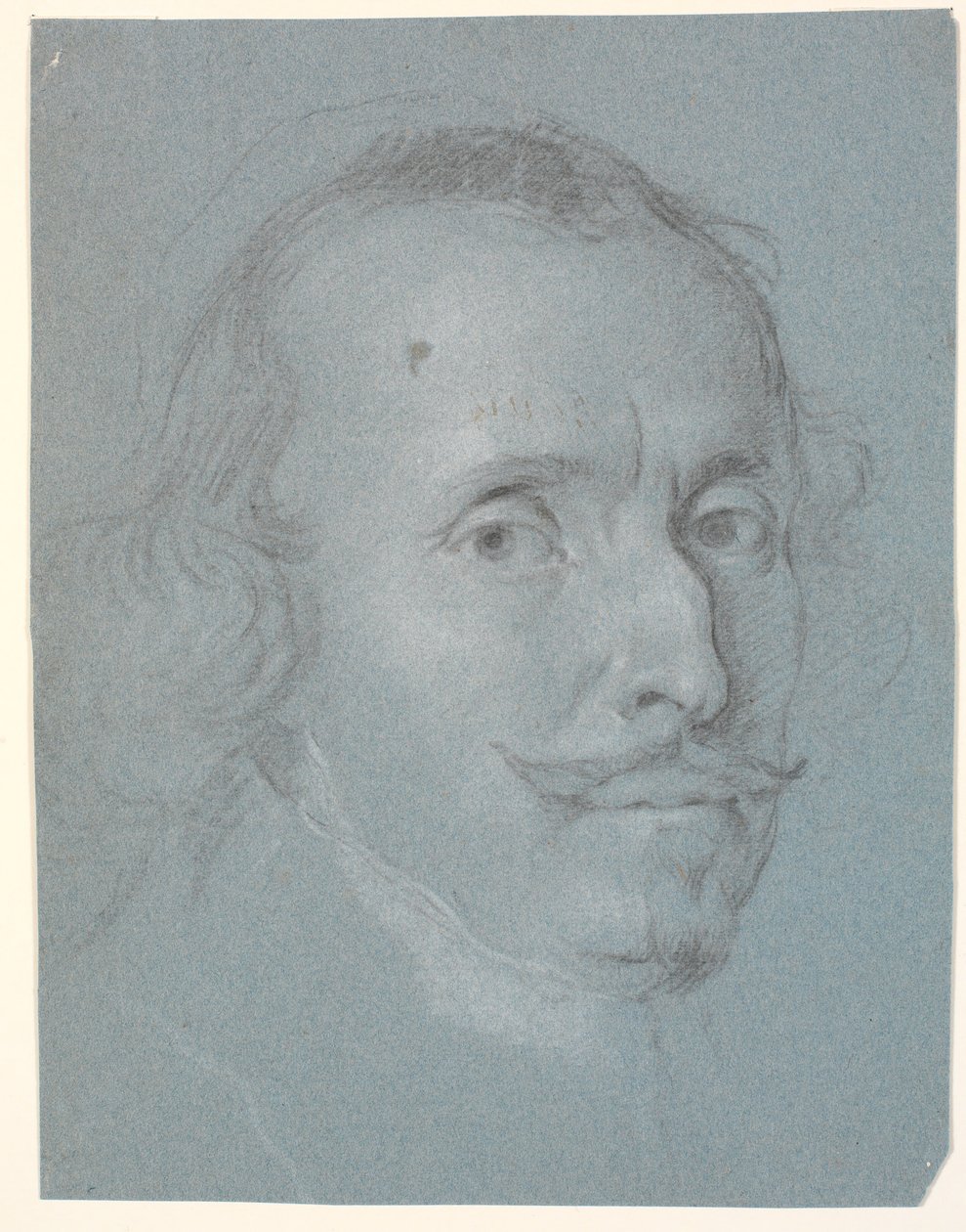 Mannelijk portrethoofd door Heinrich Dittmers