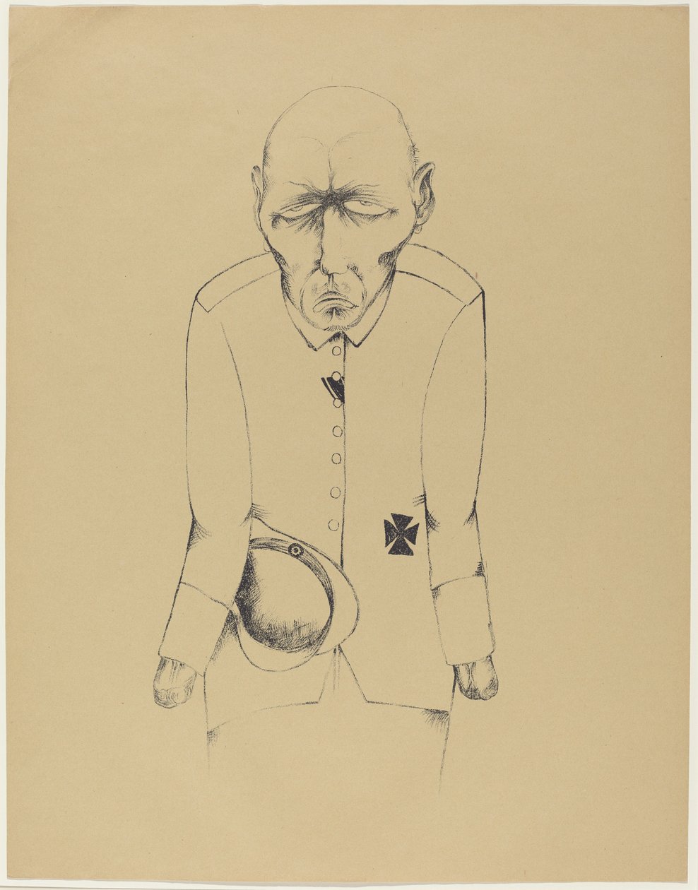 De Werkloze Man door Heinrich Hoerle