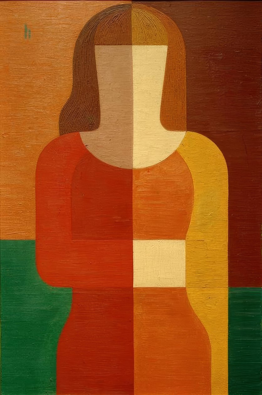 Vrouw door Heinrich Hoerle