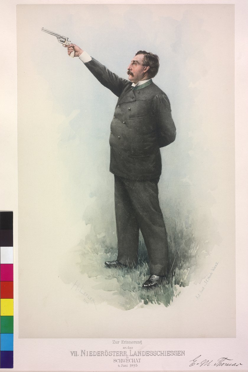 Eduard Michael Thomas-Steuernagel door Heinrich Lefler