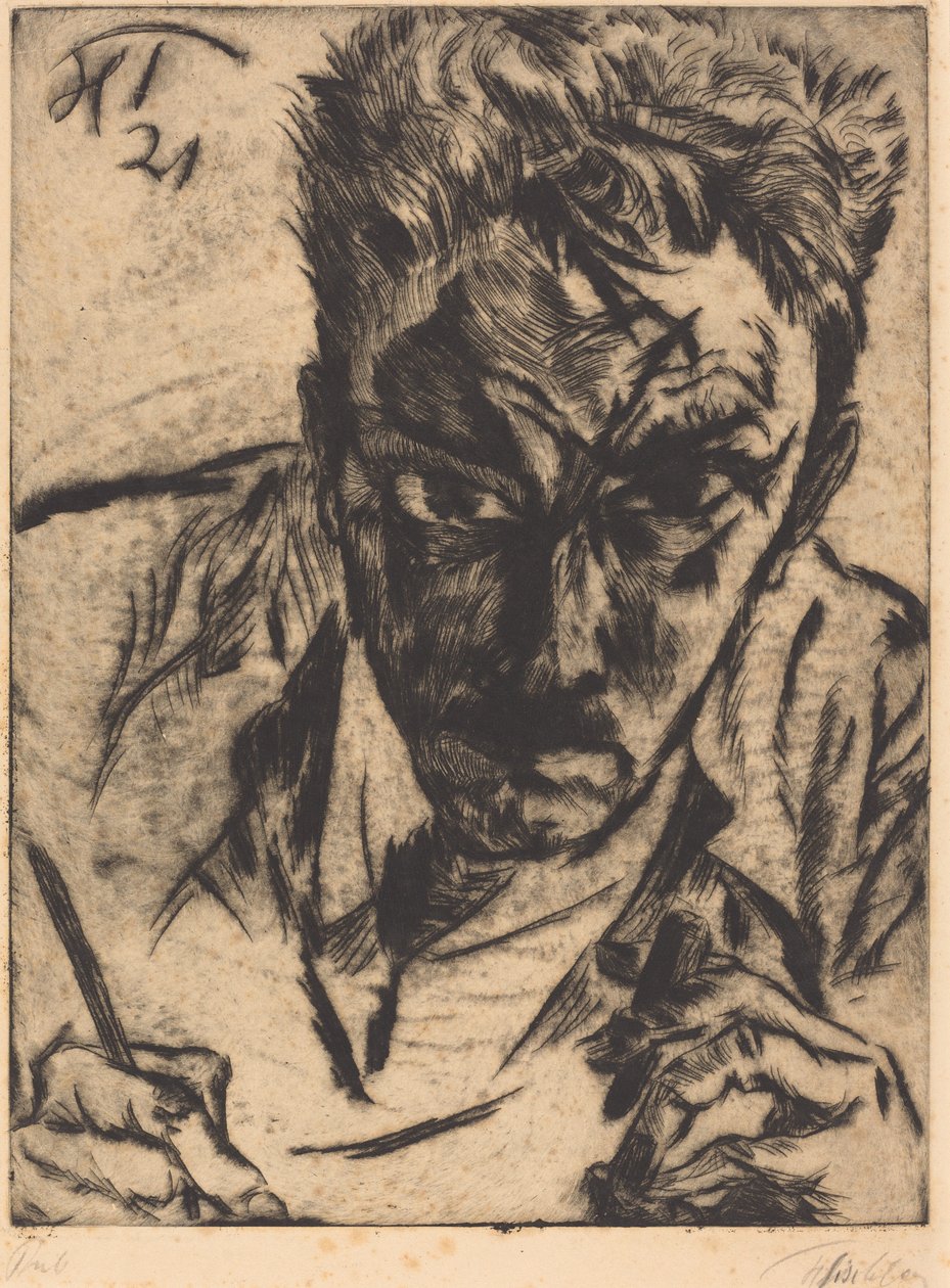 Zelfportret door Heinrich Tischler