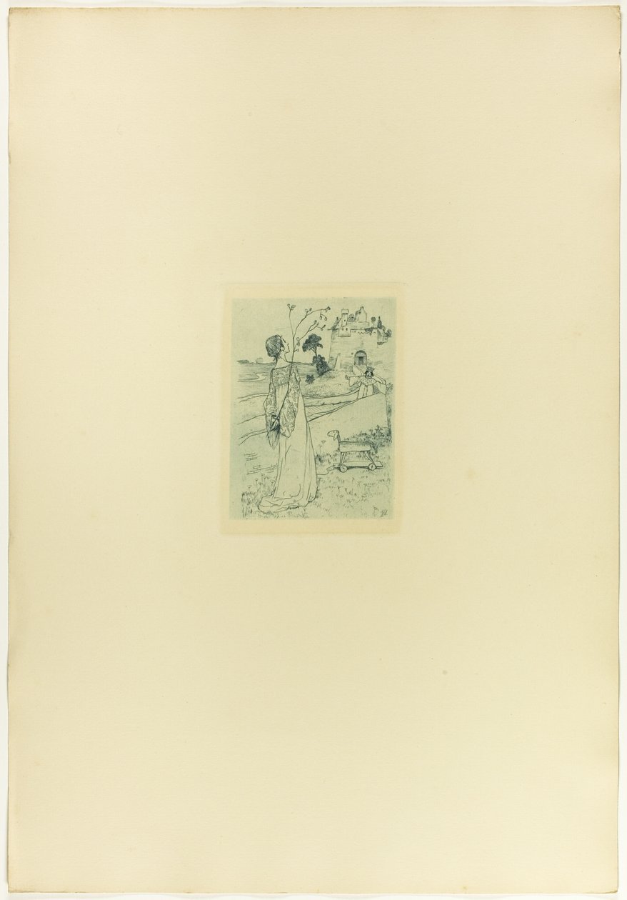 Sprookje door Heinrich Vogeler