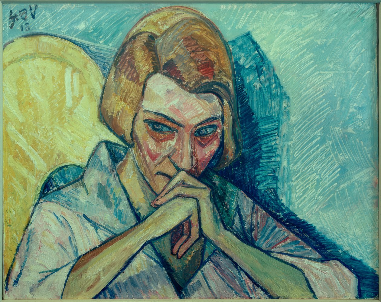 Portret Ilse Hahn-Stoermer door Heinrich Vogeler