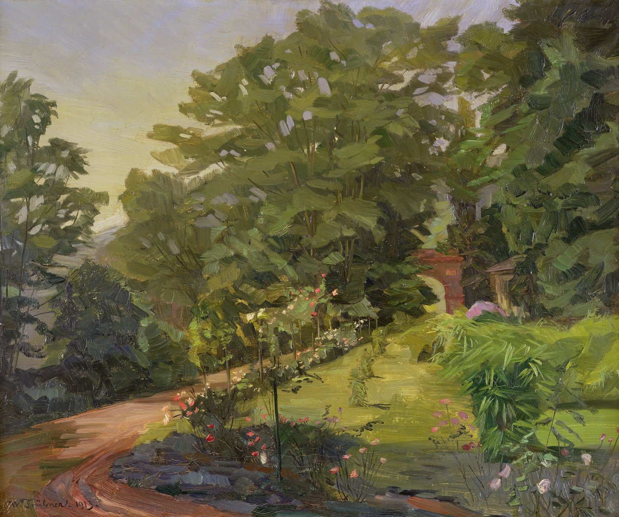 Rozen Tuin door Heinrich Wilhelm Truebner