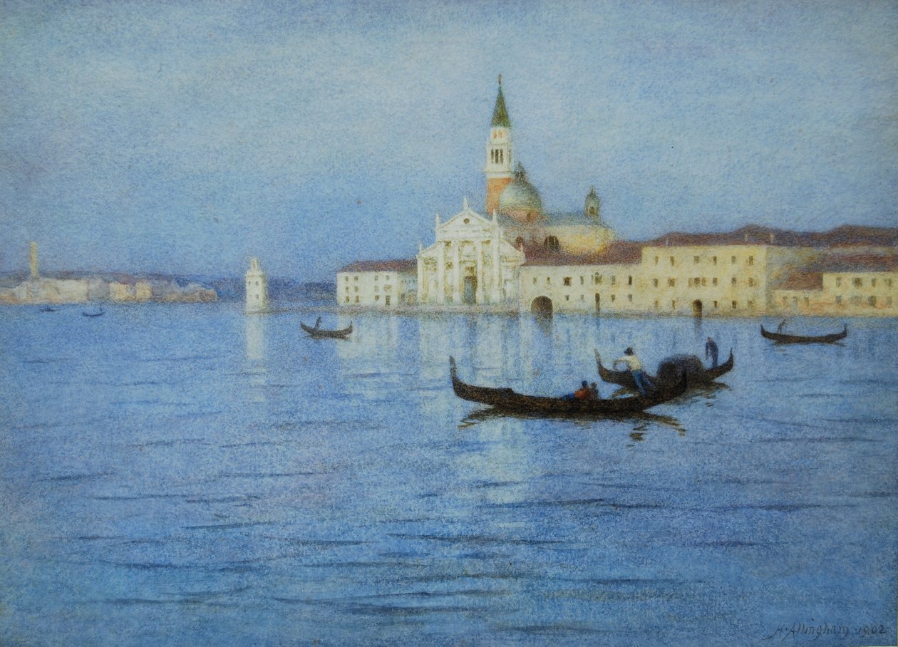 San Giorgio Maggiore, Venetië, 1902 door Helen Allingham