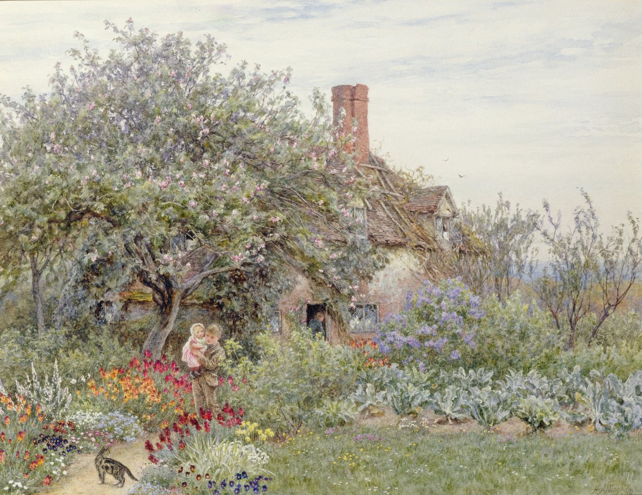 Bij Hambledon door Helen Allingham