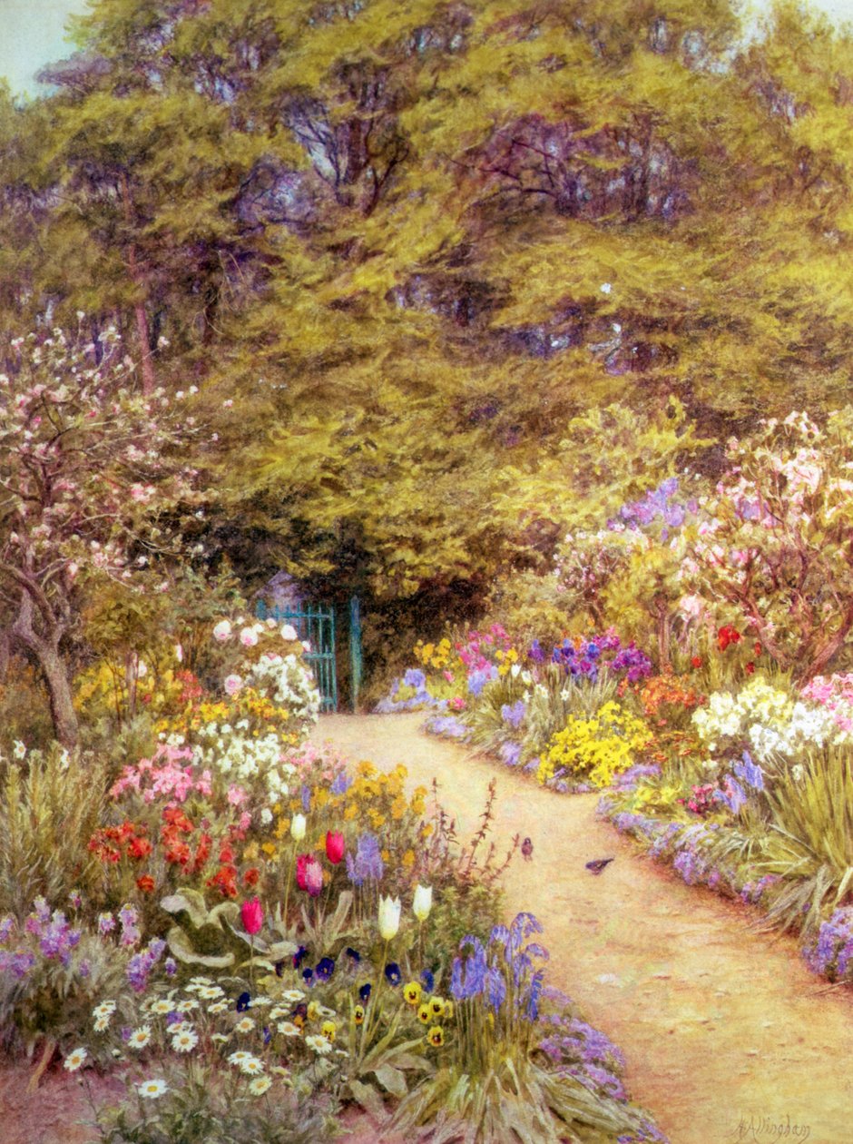 De Moestuin, Farringford door Helen Allingham