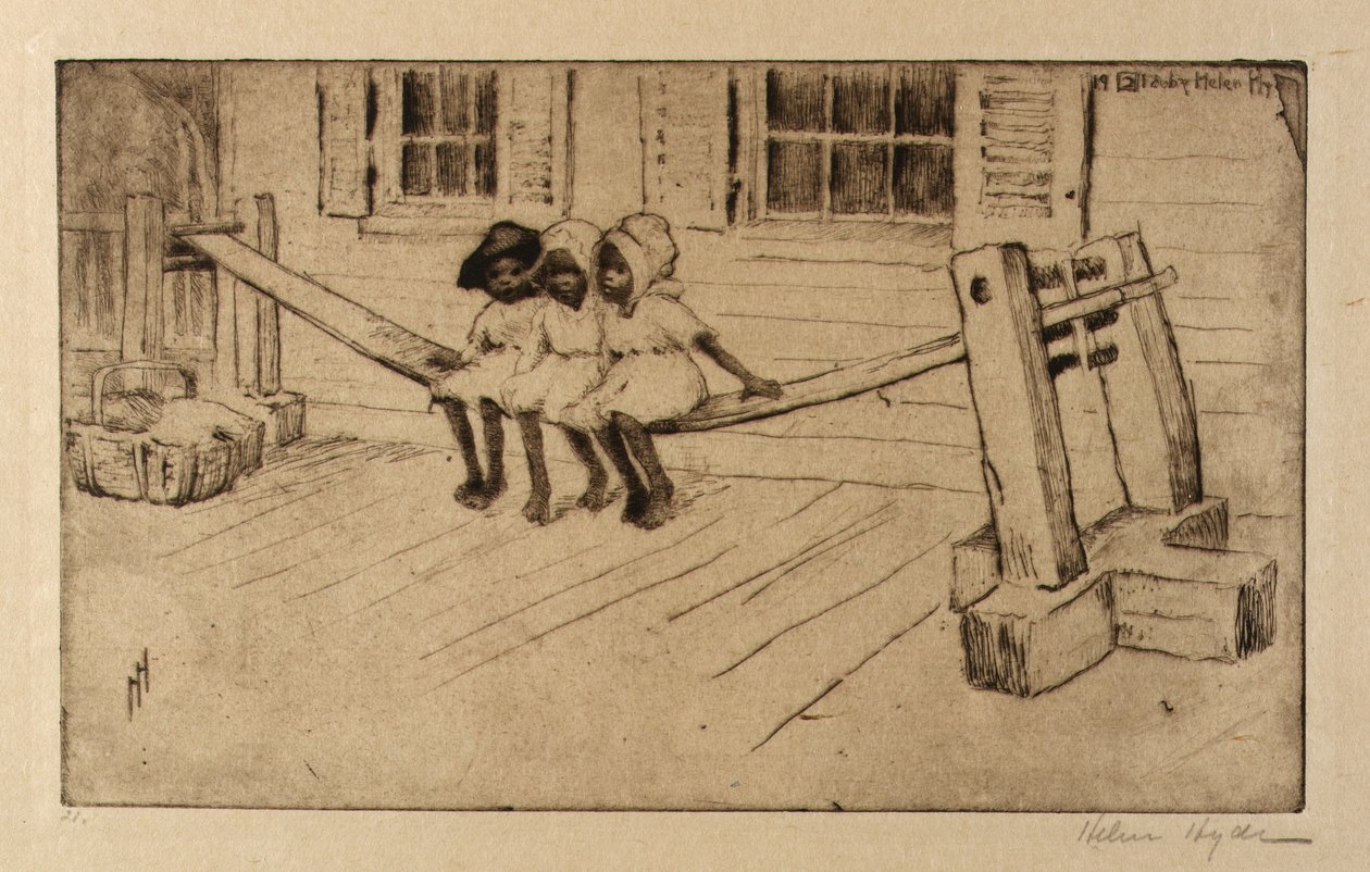 Het Joggling-bord door Helen Hyde