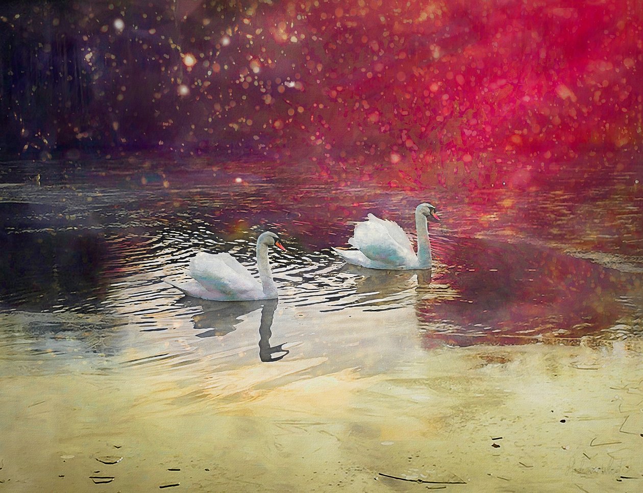 Bevroren meer, 2019 door Helen White
