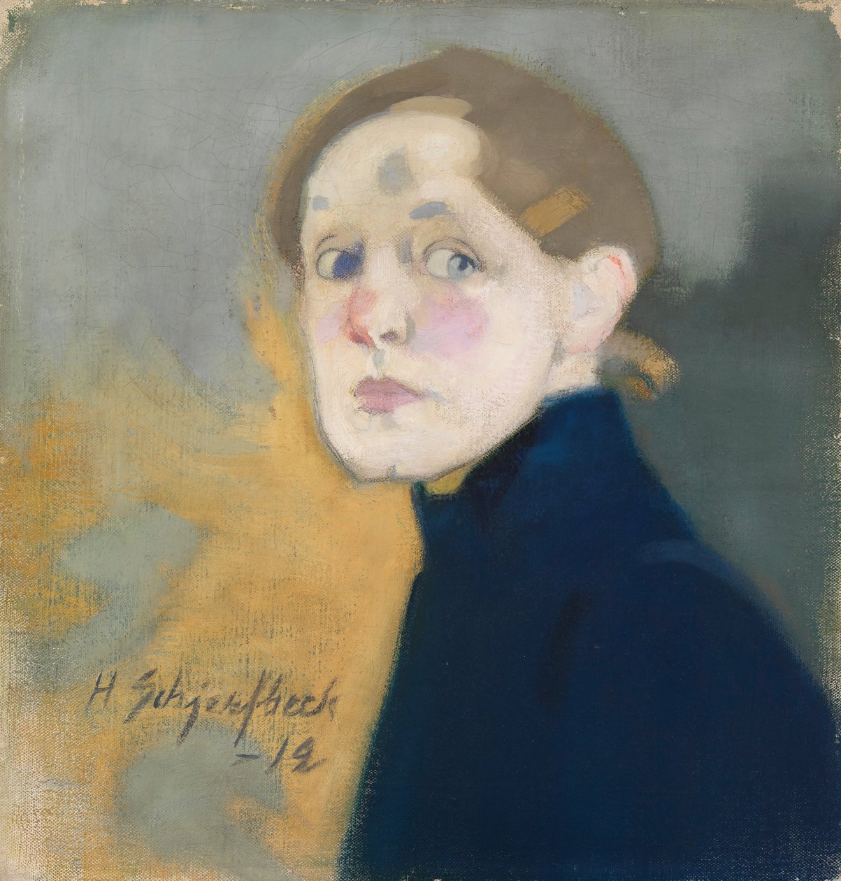 Zelfportret, 1912 door Helene Schjerfbeck