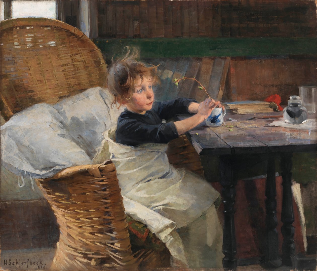 De Herstellende, 1888 door Helene Schjerfbeck