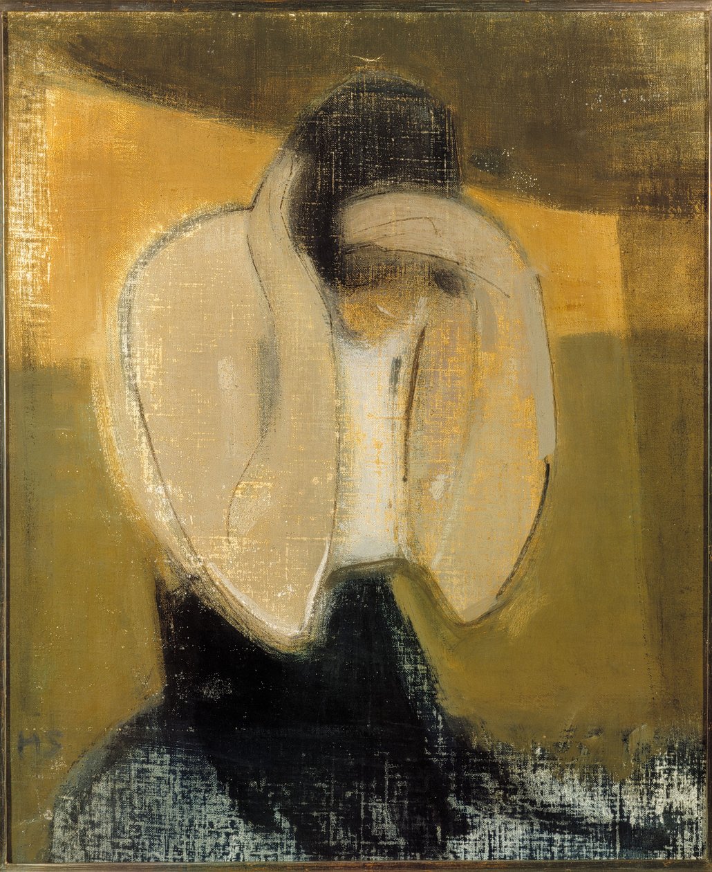 De Zigeunervrouw, 1919 door Helene Schjerfbeck