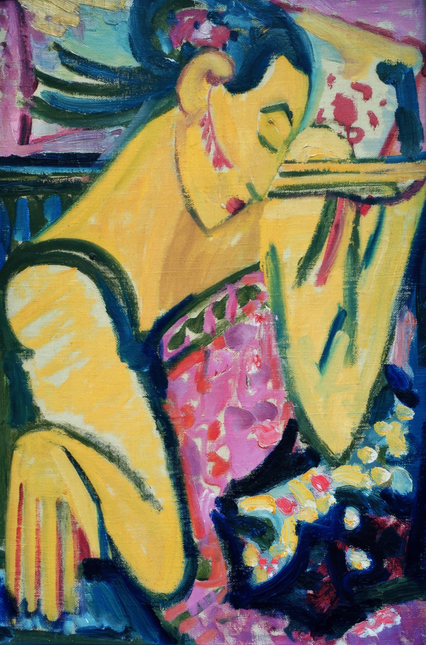 Exotische vrouw door Helene von Taussig